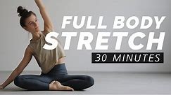 Full Body Stretch | Gentle Routine for Flexibility, Relaxation & Stress Relief | 30Min.Yoga inspired