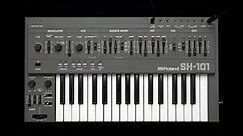 How to use a Roland SH101 Analog Synth complete guided tour