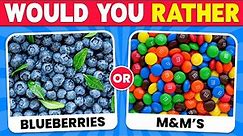 Would You Rather...? JUNK FOOD vs HEALTHY FOOD 🍔🥗