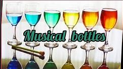 musical bottles | experiment | explanation| frequency | pitch | amplitude | Loudness | test