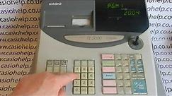 Date & Time Setting Casio TE-2000 / TE2000 / TE-100 / TE100 / PCR-T2000 / PCR-T100 Cash Registers