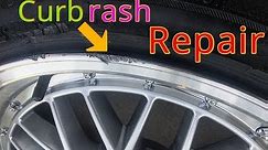 How to repair wheels with curb rash