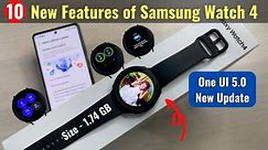 All New Features of Smasung Galaxy Watch 4 New One UI 5.0 Update