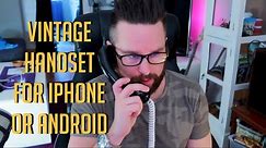 Make Retro Phone Handset For Smartphone (iphone, Android)