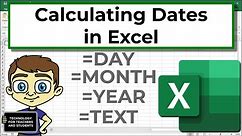 Date Functions and Formulas in Excel