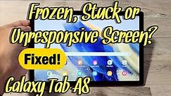 Galaxy Tab A8: Frozen or Unresponsive Screen? Easy Fix!