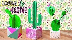 DIY- Cactus y Maceta De CARTÓN! Decora FÁCIL! - Mery