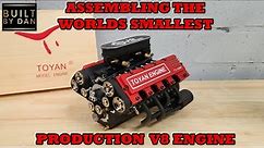 Assembling the WORLD'S SMALLEST PRODUCTION V8 ENGINE in 20 minutes (Toyan V8) - (Part 2)