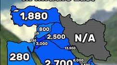 How Many American Troops In Middle East #map #mapping