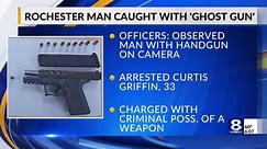 RPD: Man arrested with 'ghost gun' in Rochester