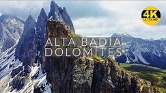 ALTA BADIA | DOLOMITES | VAL GARDENA | 4K UHD | CINEMATIC DRONE FOOTAGE