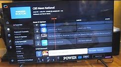 Samsung CU7000 TV Complete Home Screen and Settings | Samsung TV Plus Demo