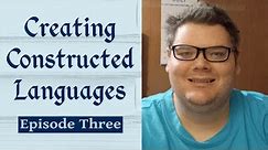 Creating Constructed Languages #3 - About A Posteriori and Non-Artistic A Priori Conlangs