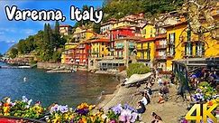 Varenna, Italy 4K - The most Beautiful village on Como Lake - The prettiest villages in Italy