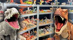Jurassic World's MOST POPULAR Dinosaur Figures Shelf Build | T-Rex, Atrociraptor & More!
