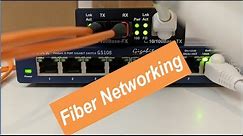 Network Two Buildings with Fiber Optic Cable