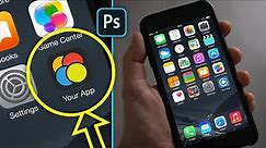 [PSD Mockup] Display Your App Icon on iPhone Screen | Photoshop Tutorial