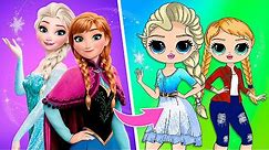 Elsa and Anna in the Modern World / 10 Frozen DIYs