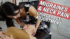 Migraines and Neck Pain Chiropractic Adjustment Tucson Chiropractor