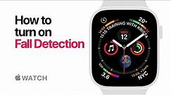 Apple Watch Series 4 - How to turn on Fall Detection - Apple