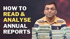 How to Read Annual Report of any Company [+Worksheet] | Learn & Understand Annual Report Analysis