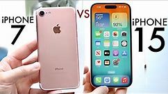 iPhone 15 Vs iPhone 7! (Comparison) (Review)