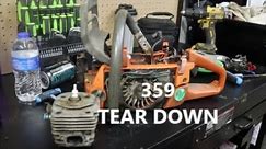 Husqvarna 359 Tear Down For Repair and Maybe Port Work