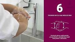 Technika mycia rąk według WHO