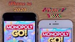 iPhone 7 2016 vs iPhone se 2020 open monopoly go