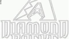 Logo of Arizona Diamondbacks coloring page printable game