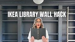 IKEA HACK: DIY Billy Bookcase Built-In Library Wall