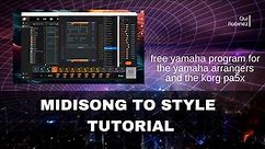 Yamaha Genos 2 and Korg Pa5x Tutorial: Midi Song to Style App
