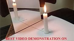 DEMONSTRATION OF IMAGE FORMATION BY PLANE MIRROR | GRADE 7-12 | PHYSICS