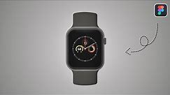 Figma Design Tutorial | Apple Watch | Animated