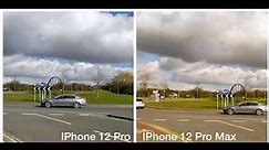 iPhone 12 Pro Max vs IPhone 12 Pro Camera Test