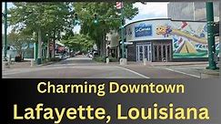 Charming Downtown of Lafayette, LA | Dash Cam Driving Tour Louisiana 4K