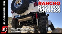 Jeep JL Wrangler Shocks - Rancho RS5000X with DRS Technology Installation & Review : JL JOURNAL