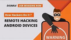 How Hackers Exploit active USB Debugging on Android | Android Hacking tutorial with Phonesploit