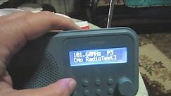 Sharp DR P420(BL) Portable Digital Radio (Unboxing&Test)