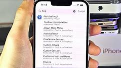 How To Access iPhone Settings!