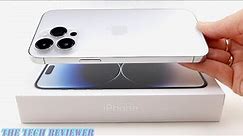 Unboxing the iPhone 14 Pro Max: Silver…or White?