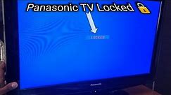 How to unlock Panasonic TV Locked | Panasonic LED TV Kay lock problem - Easy Step-by-Step Guide
