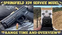 SPRINGFIELD ARMORY XD9 4 INCH BARREL, SERVICE MODEL | RANGE TIME AND OVERVIEW | EP#52