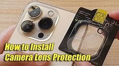 How to Install Camera Lens Protection Cover on iPhone 13/13 Pro/13 Mini/13 Pro Max