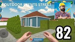 House Flipper-Gameplay Walkthrough Part 82-4 OUTDOOR EVENTS STREET