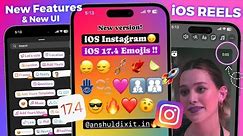 iOS INSTAGRAM For Android 🔥 | iOS 17.4 EMOJIS + Reels Like iPhone | Honista iPhone Story