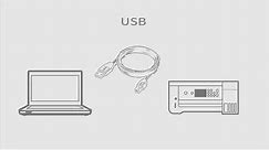 How to Connect a Printer and a Personal Computer Using USB Cable (Epson ET-2750) NPD5827