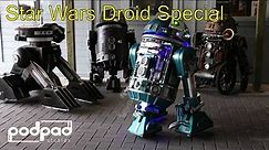 Building Astromech droids. T3-M4. R6. R2-D2. GNK Gonk Droid Star Wars Droid Special. Podpadstudios.