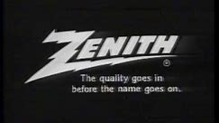 Zenith Color TV 1978 Commercial