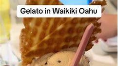 I love gelato ❤️🤌🏽 #thingstodoinhawaii #thingstodoinoahu #oahu #waikiki #gelato